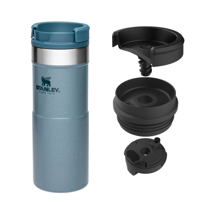 Термокружка Stanley Classic Neverleak 0,35 л, голубая — 10-09855-009